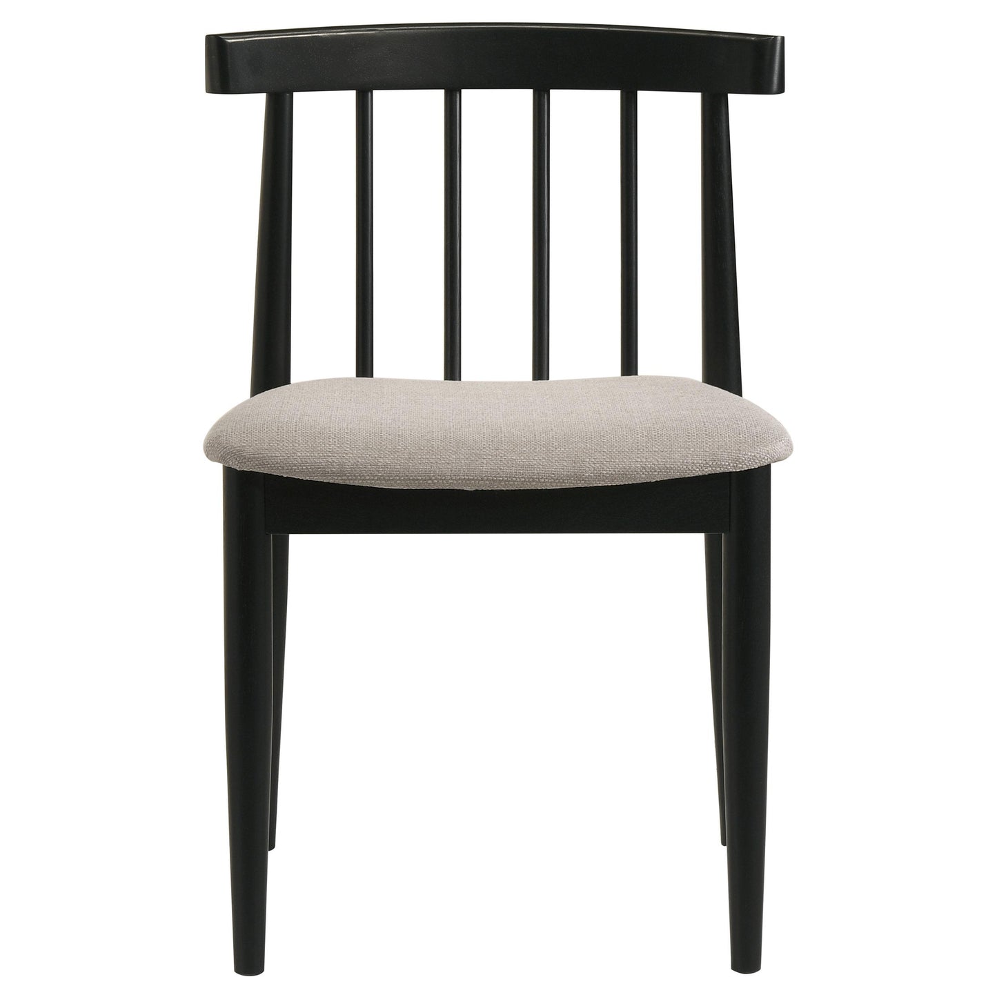  Coaster Furniture Cullen 193942BLK Set of 2 Dining Side Chair Upholstered Seat - Black IMAGE 10