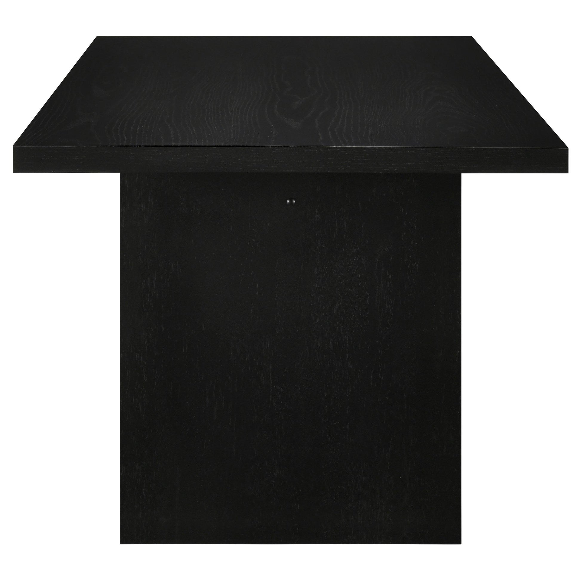  Coaster Furniture Decker 193951BLK 82-inch Rectangular Wood Dining Table - Black IMAGE 3