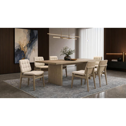  Coaster Furniture Decker 193951NAT 82-inch Rectangular Wood Dining Table - Natural Oak IMAGE 14