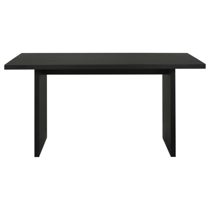  Coaster Furniture Decker 193958BLK 70-inch Rectangular Wood Counter Height Dining Table - Black IMAGE 6