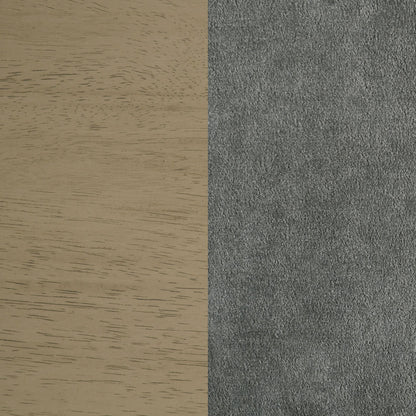  Coaster Furniture Redbridge 193962NAT Set of 2 Velvet Upholstered Side Chair - Grey/Natural Oak IMAGE 12
