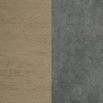  Coaster Furniture Redbridge 193969NAT Set of 2 Velvet Upholstered Counter Chair - Grey/Natural Oak IMAGE 11