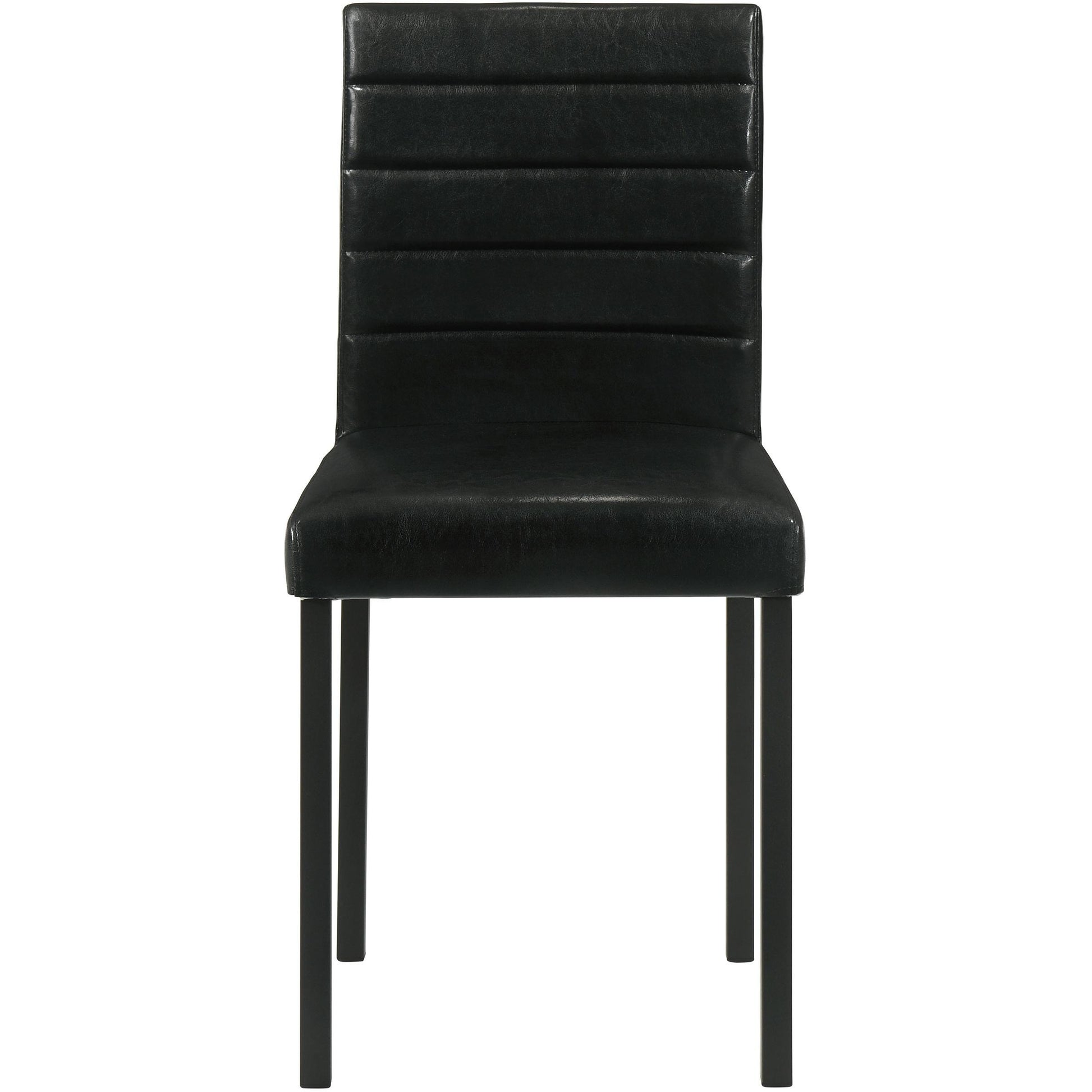  Coaster Furniture Garza 193982 Set of 4 Upholstered Dining Side Chair - Black IMAGE 4