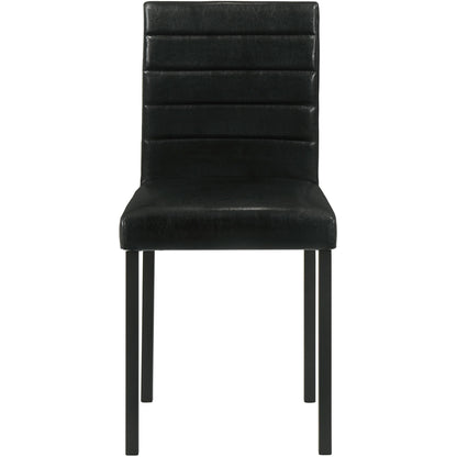  Coaster Furniture Garza 193982 Set of 4 Upholstered Dining Side Chair - Black IMAGE 4