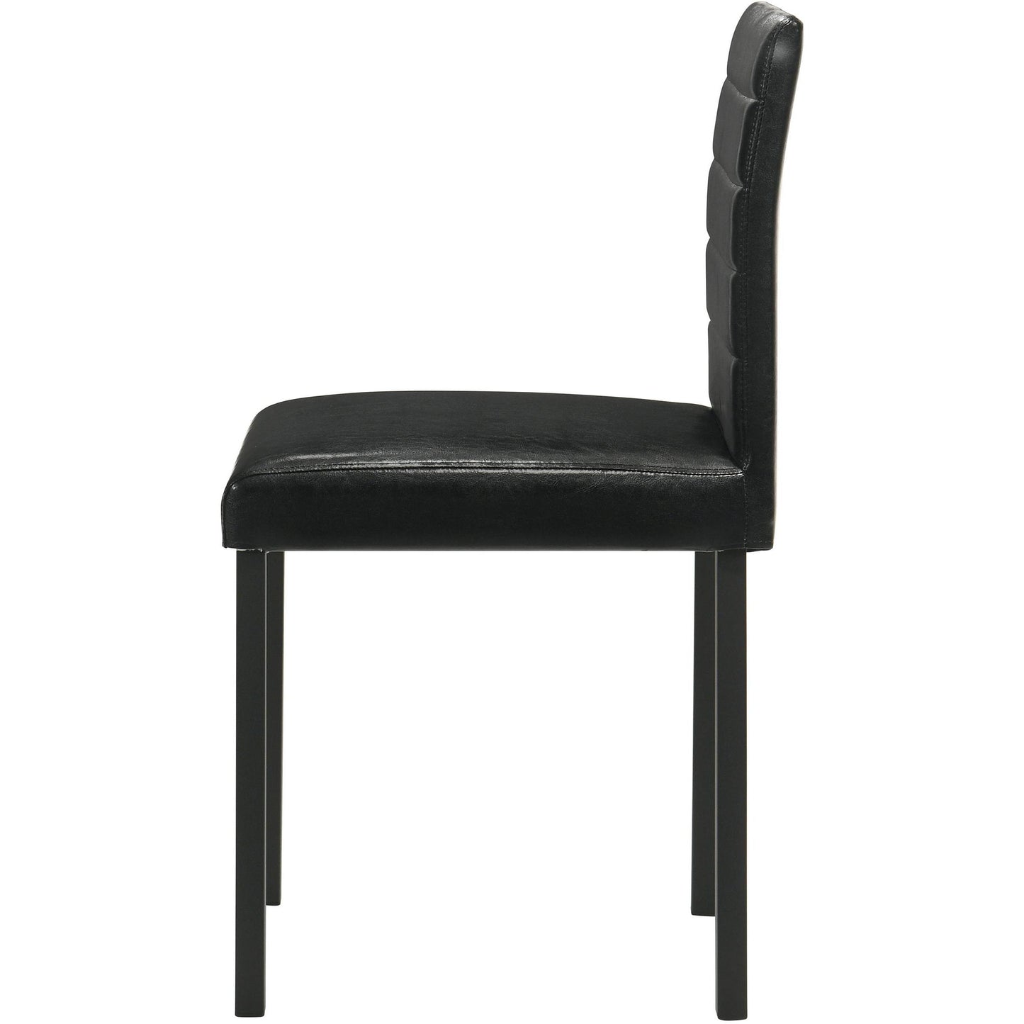  Coaster Furniture Garza 193982 Set of 4 Upholstered Dining Side Chair - Black IMAGE 6