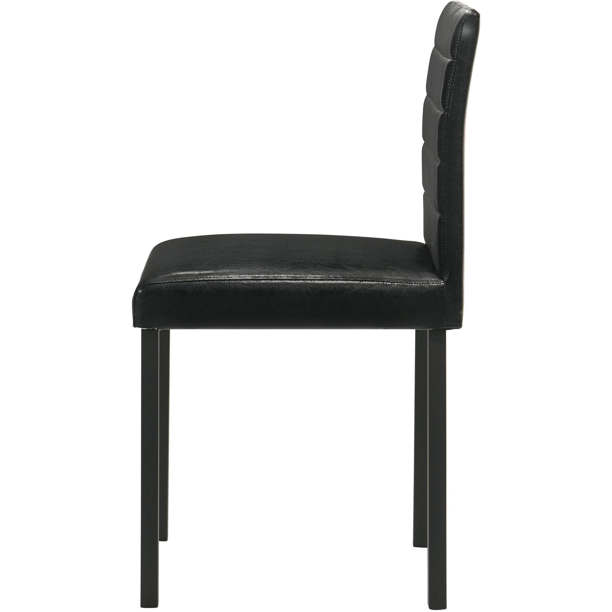  Coaster Furniture Garza 193982 Set of 4 Upholstered Dining Side Chair - Black IMAGE 6