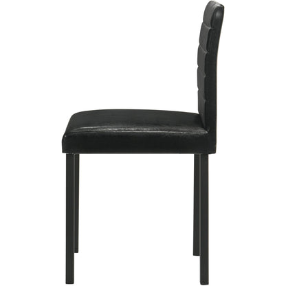  Coaster Furniture Garza 193982 Set of 4 Upholstered Dining Side Chair - Black IMAGE 6