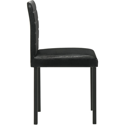  Coaster Furniture Garza 193982 Set of 4 Upholstered Dining Side Chair - Black IMAGE 9