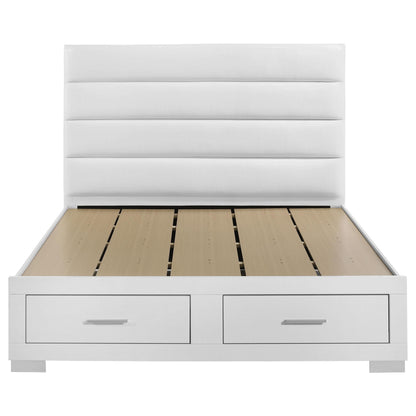  Coaster Furniture Felicity 203510Q Queen Storage Bed - White High Gloss IMAGE 3