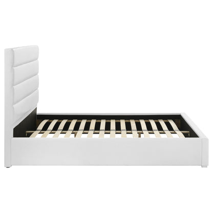  Coaster Furniture Felicity 203511KE 53-inch Upholstered Eastern King Platform Bed - White IMAGE 8