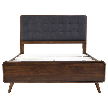  Coaster Furniture Robyn 205131F Wood Full Platform Bed - Dark Walnut IMAGE 1
