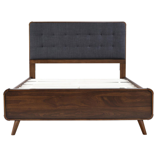  Coaster Furniture Robyn 205131F Wood Full Platform Bed - Dark Walnut IMAGE 1