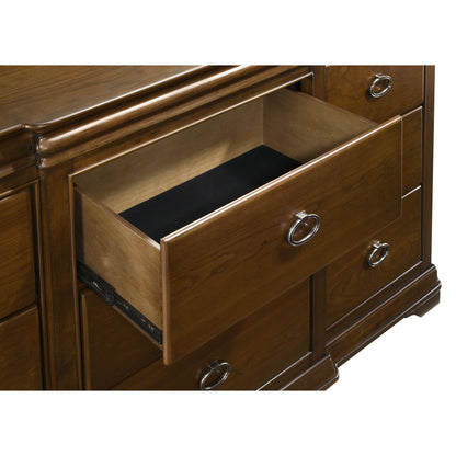  Coaster Furniture Garland 205303M 9-drawer Bedroom Dresser with Mirror - Brown Cherry IMAGE 13
