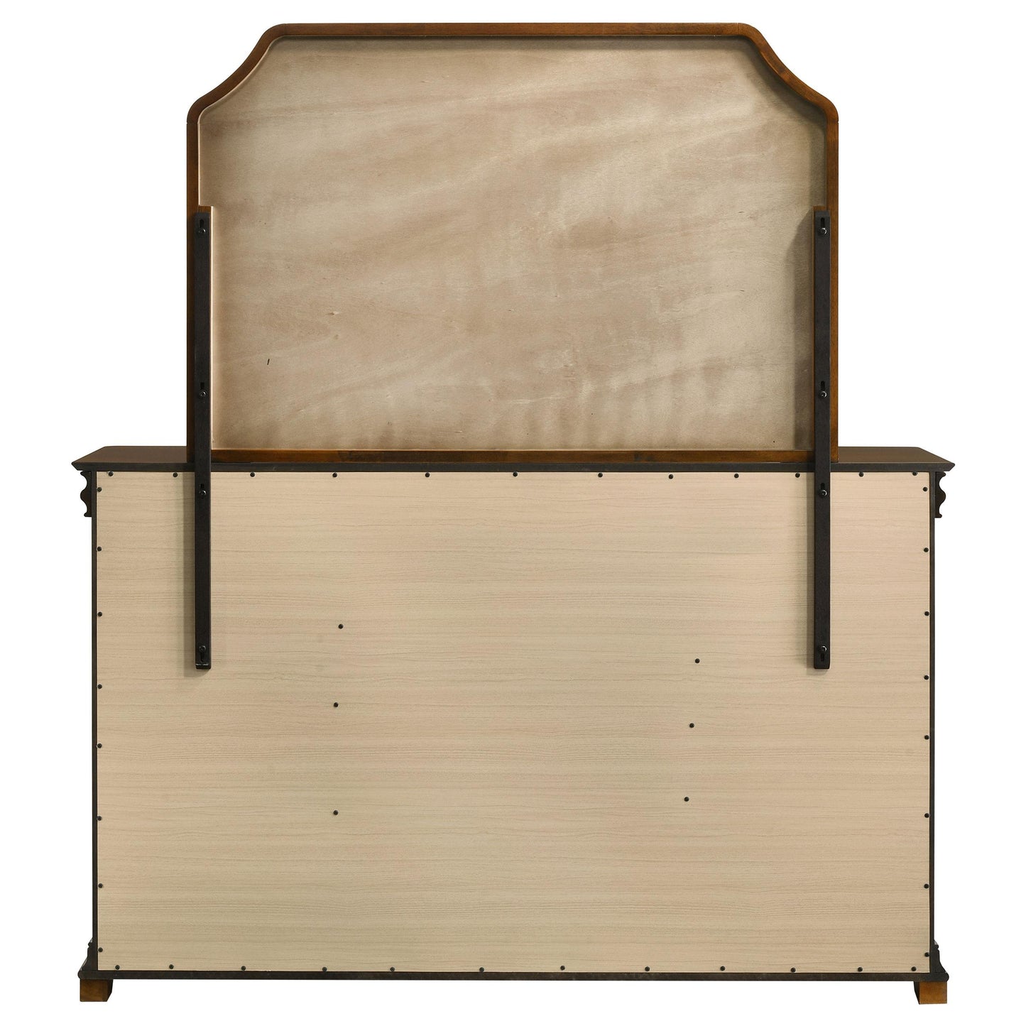  Coaster Furniture Garland 205303M 9-drawer Bedroom Dresser with Mirror - Brown Cherry IMAGE 5