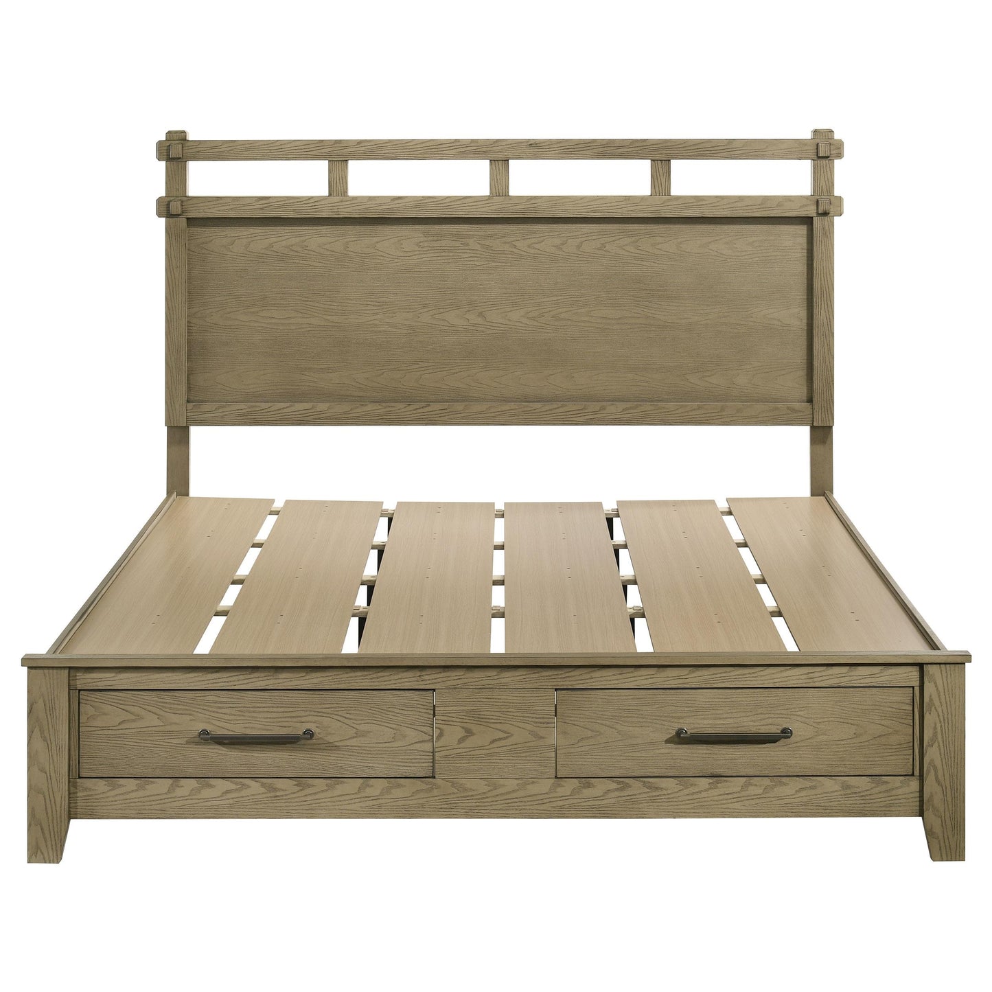  Coaster Furniture Hazlewood 207530KE 59-inch Eastern King Storage Bed - Vineyard Oak IMAGE 3