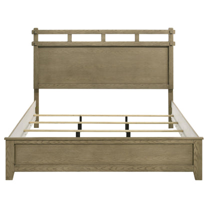  Coaster Furniture Hazlewood 207531KE 61-inch Eastern King Panel Bed - Vineyard Oak IMAGE 2