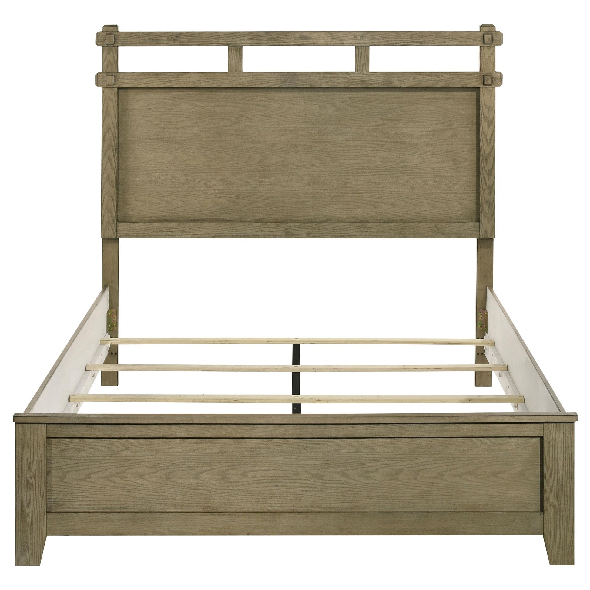  Coaster Furniture Hazlewood 207531Q 61-inch Queen Panel Bed - Vineyard Oak IMAGE 2