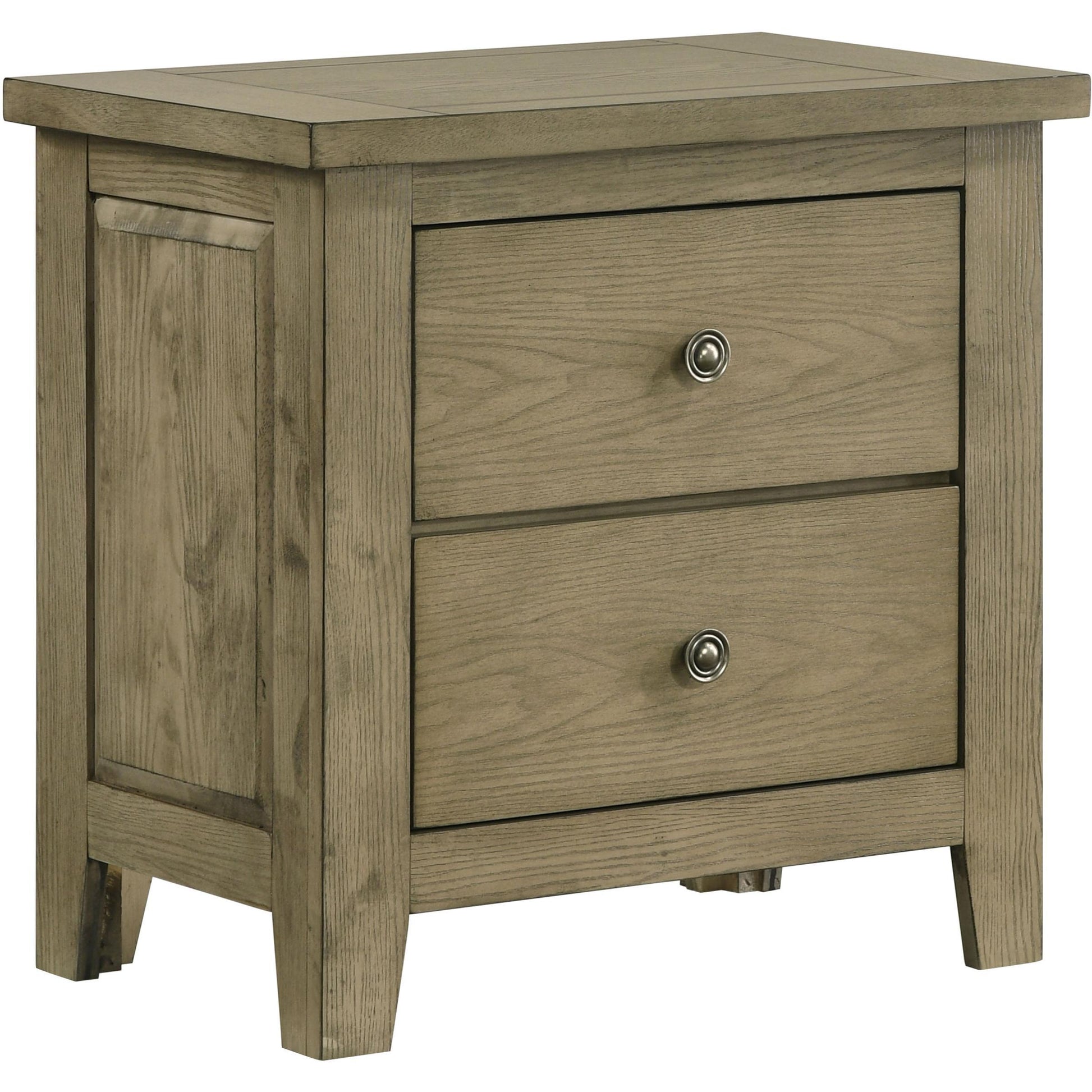  Coaster Furniture Hazlewood 207532 2-drawer Nightstand Bedside Table - Vineyard Oak IMAGE 1