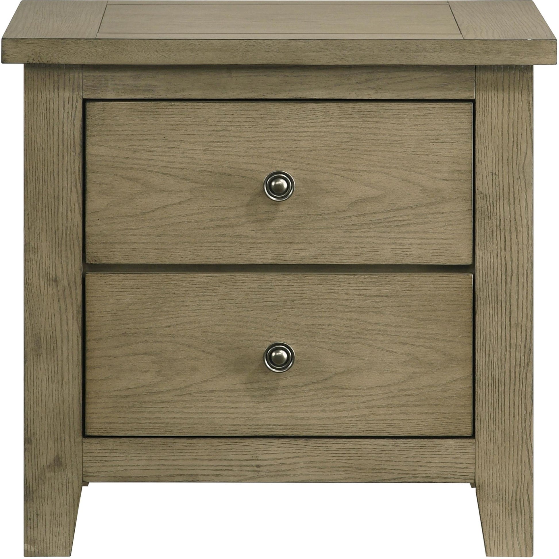  Coaster Furniture Hazlewood 207532 2-drawer Nightstand Bedside Table - Vineyard Oak IMAGE 3