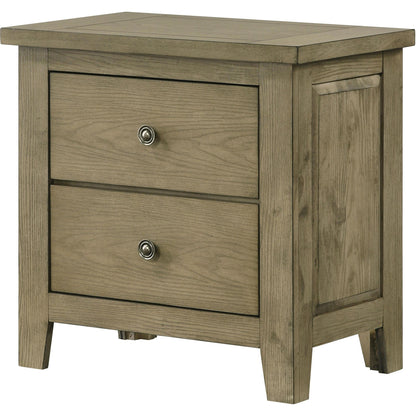  Coaster Furniture Hazlewood 207532 2-drawer Nightstand Bedside Table - Vineyard Oak IMAGE 4