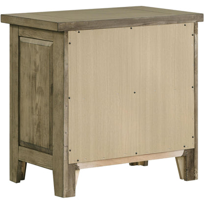  Coaster Furniture Hazlewood 207532 2-drawer Nightstand Bedside Table - Vineyard Oak IMAGE 6