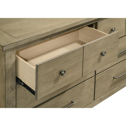  Coaster Furniture Hazlewood 207533M 6-drawer Bedroom Dresser with Mirror - Vineyard Oak IMAGE 10