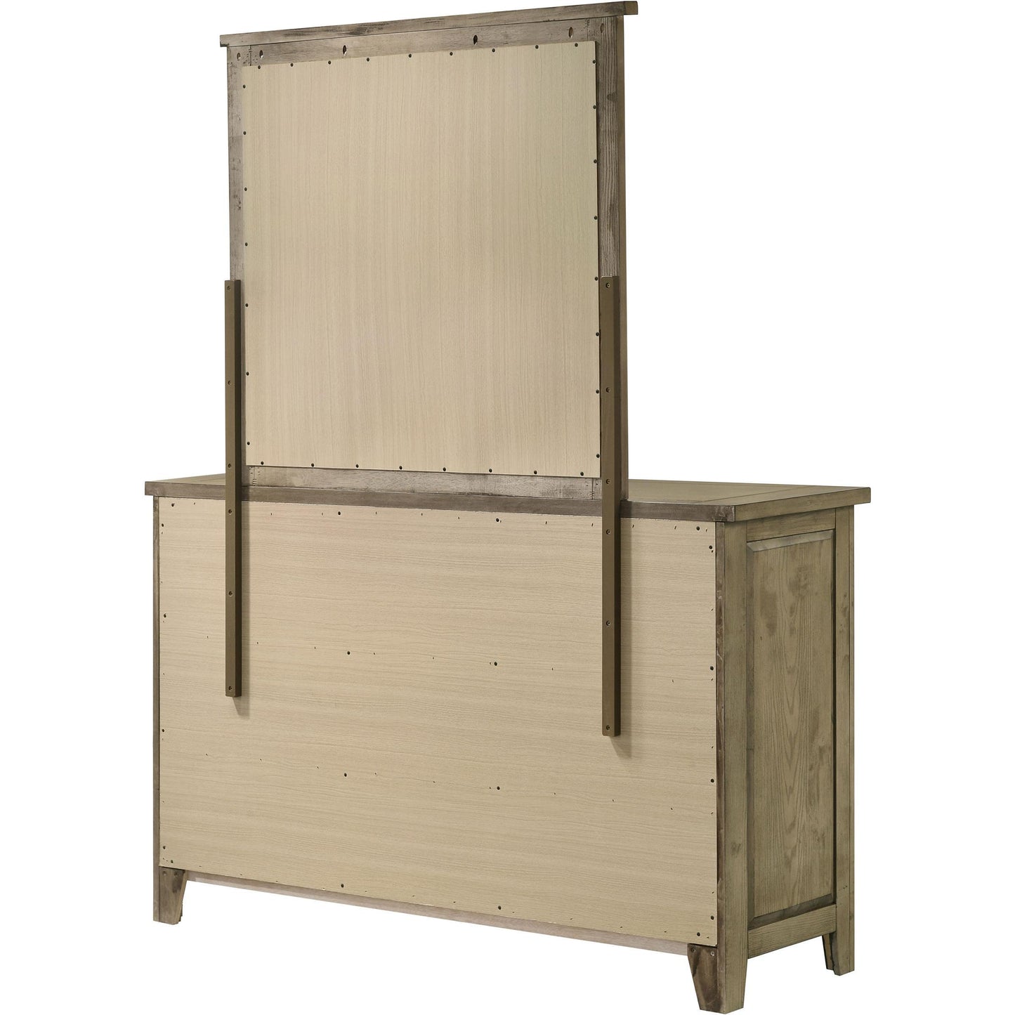  Coaster Furniture Hazlewood 207533M 6-drawer Bedroom Dresser with Mirror - Vineyard Oak IMAGE 8