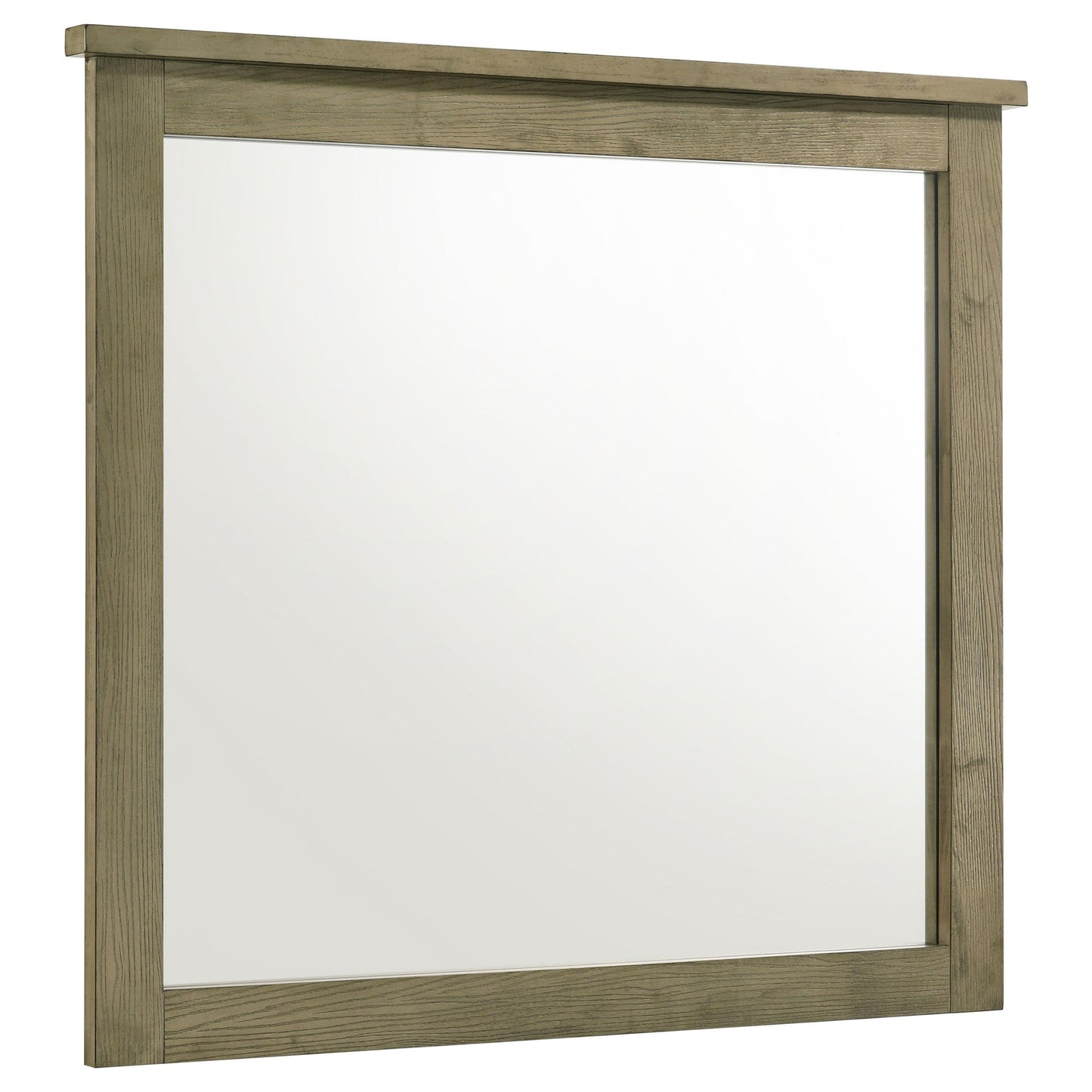  Coaster Furniture Hazlewood 207534 Dresser Mirror - Vineyard Oak IMAGE 3