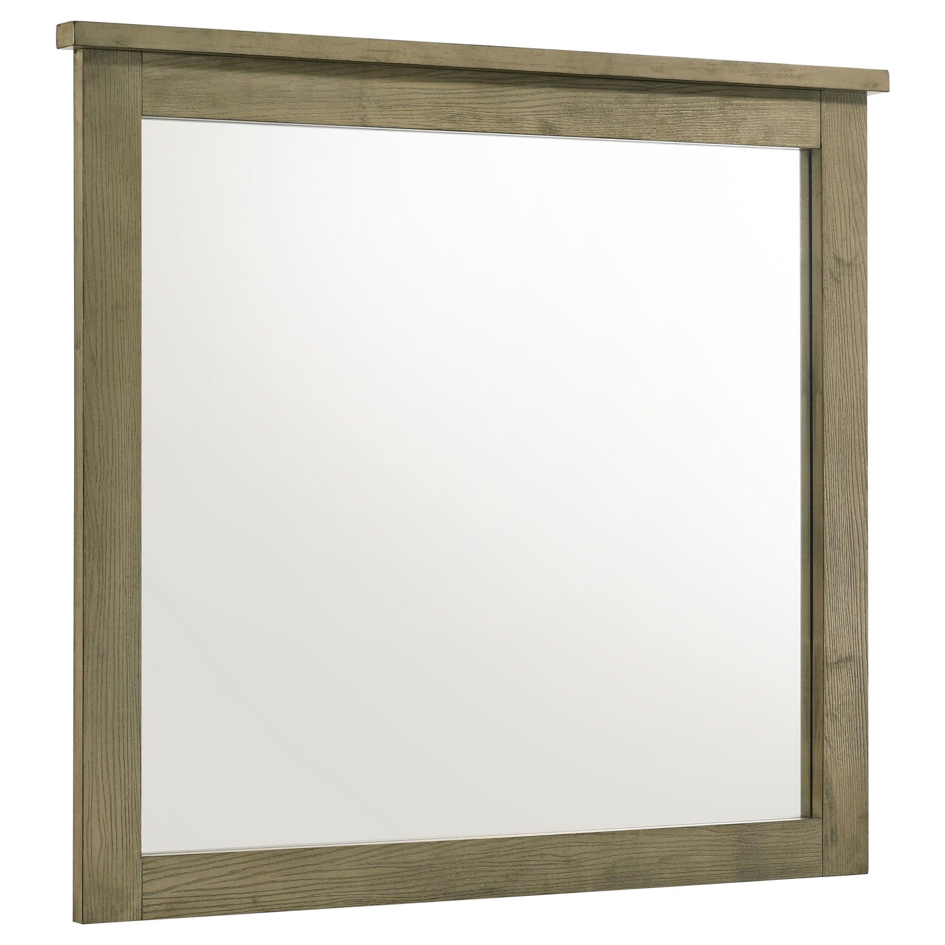  Coaster Furniture Hazlewood 207534 Dresser Mirror - Vineyard Oak IMAGE 3