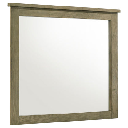  Coaster Furniture Hazlewood 207534 Dresser Mirror - Vineyard Oak IMAGE 3