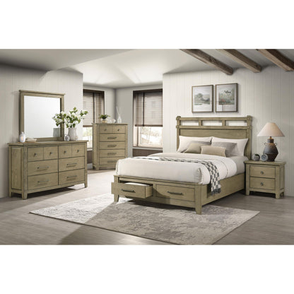  Coaster Furniture Hazlewood 207535 5-drawer Bedroom Chest - Vineyard Oak IMAGE 14