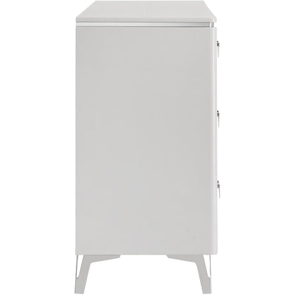  Coaster Furniture Cassia 215793 6-drawer Bedroom Dresser Cabinet - White High Gloss IMAGE 6