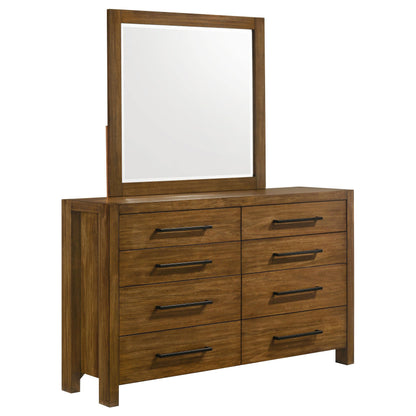  Coaster Furniture Adderley 215853M 8-drawer Bedroom Dresser and Mirror - Warm Brown IMAGE 2