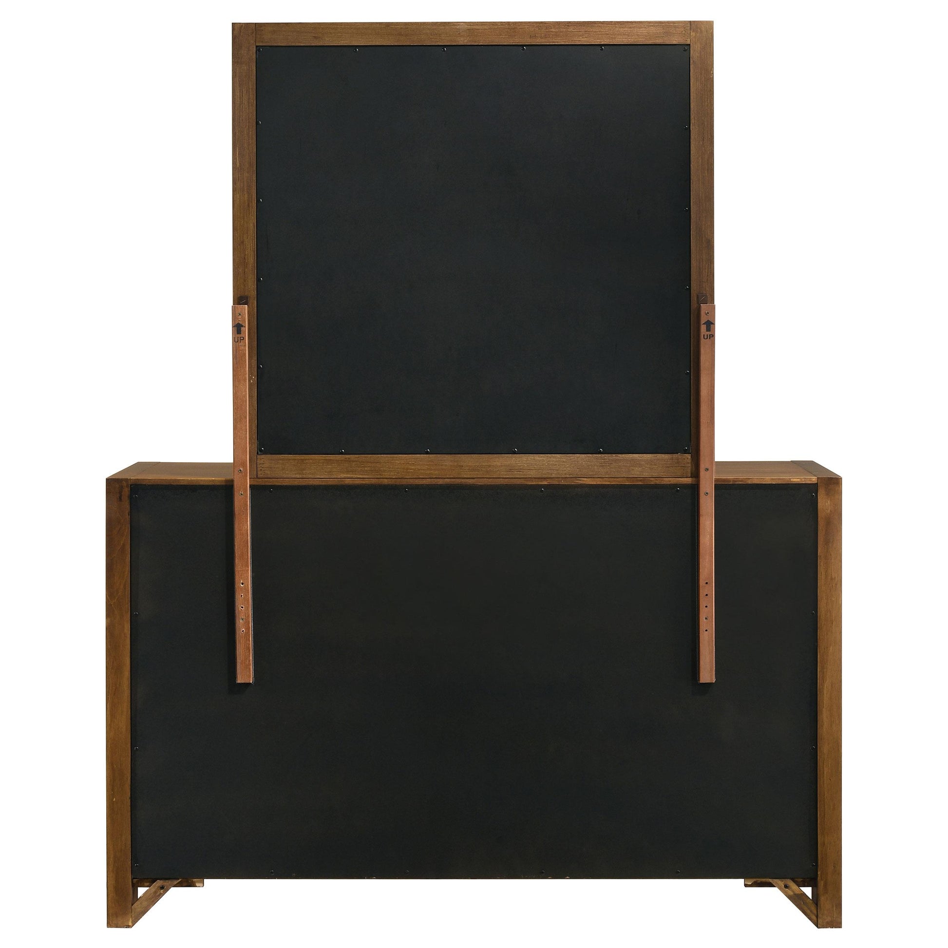  Coaster Furniture Adderley 215853M 8-drawer Bedroom Dresser and Mirror - Warm Brown IMAGE 7