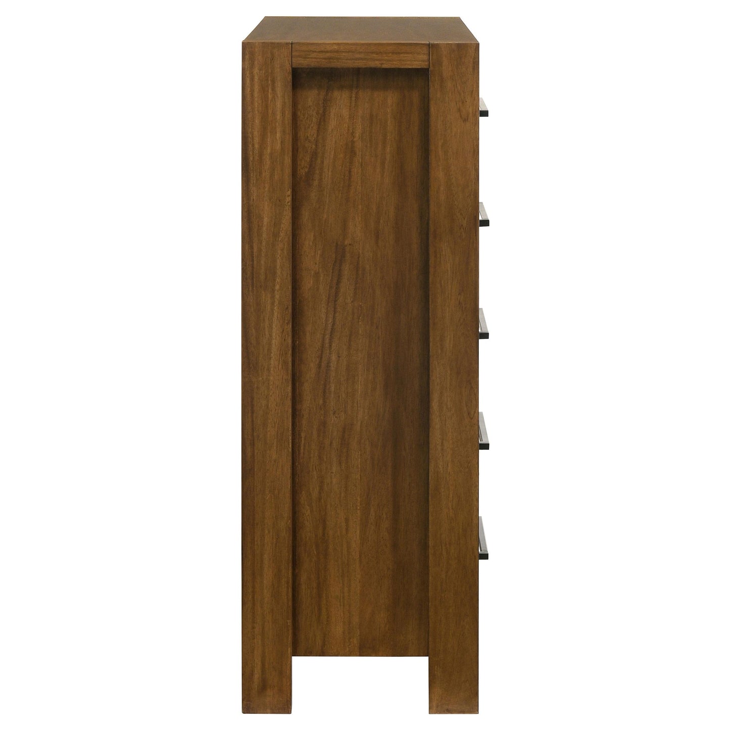  Coaster Furniture Adderley 215855 5-drawer Bedroom Chest - Warm Brown IMAGE 8