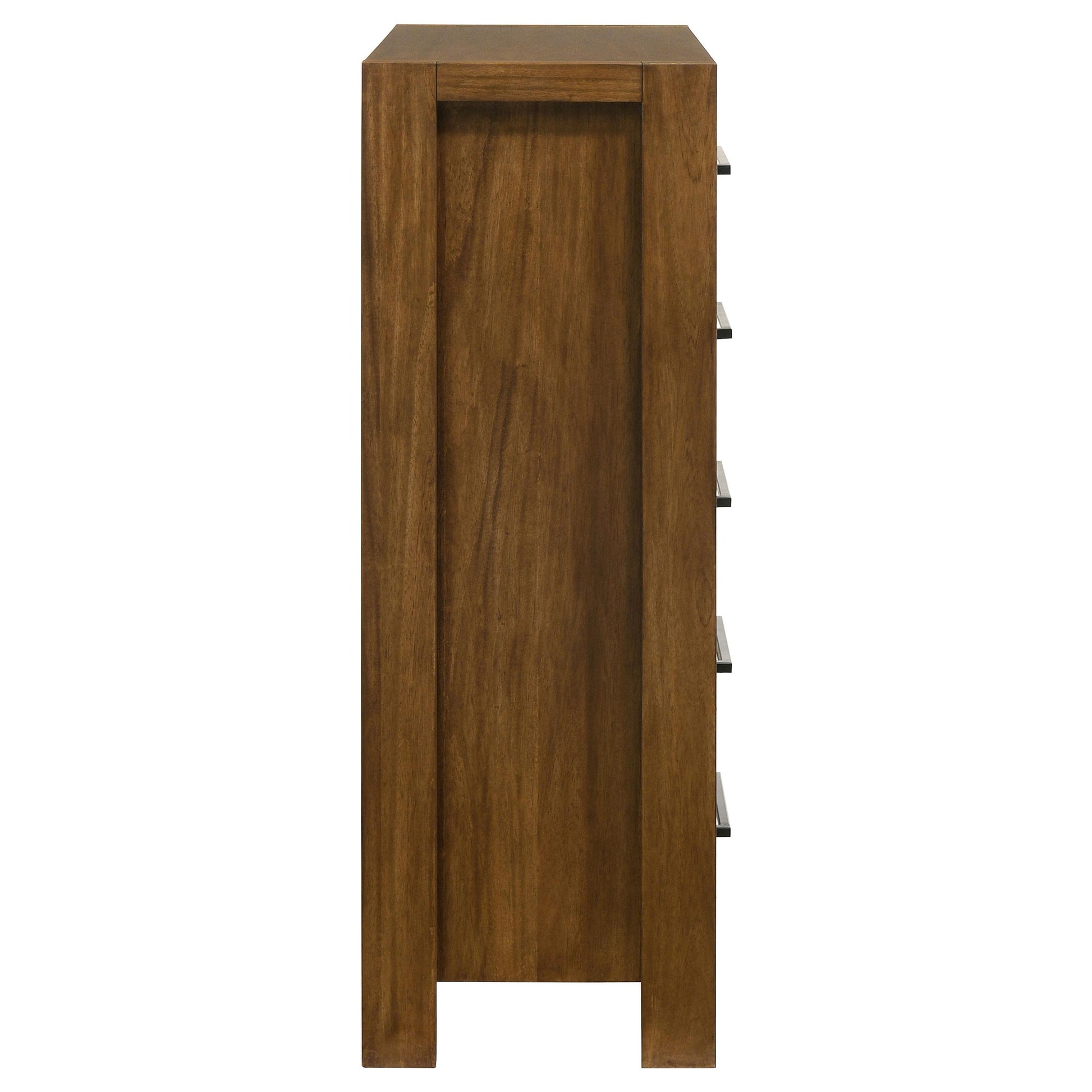  Coaster Furniture Adderley 215855 5-drawer Bedroom Chest - Warm Brown IMAGE 8