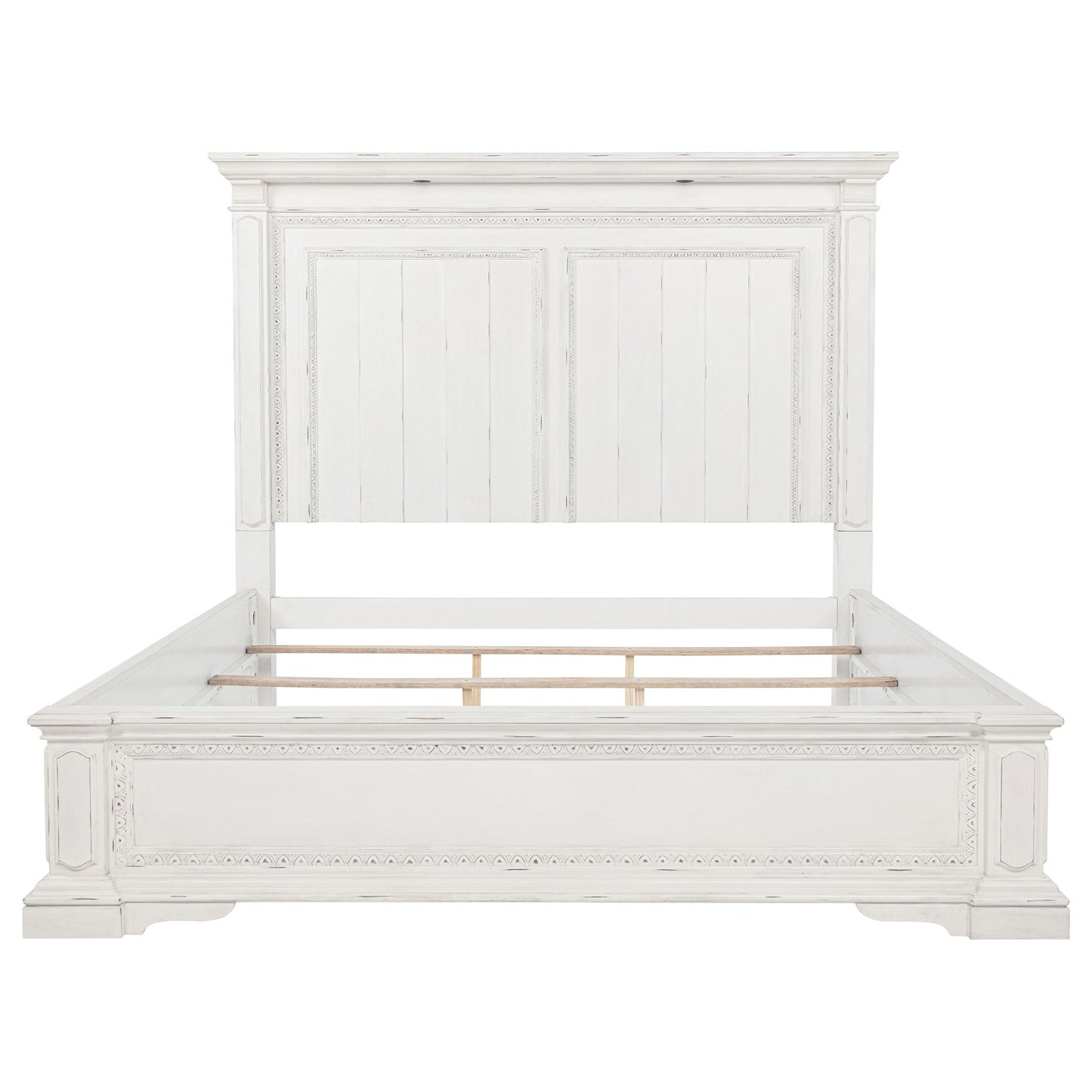  Coaster Furniture McKinney 215871Q Queen LED Light Panel Bed - Vintage White IMAGE 12