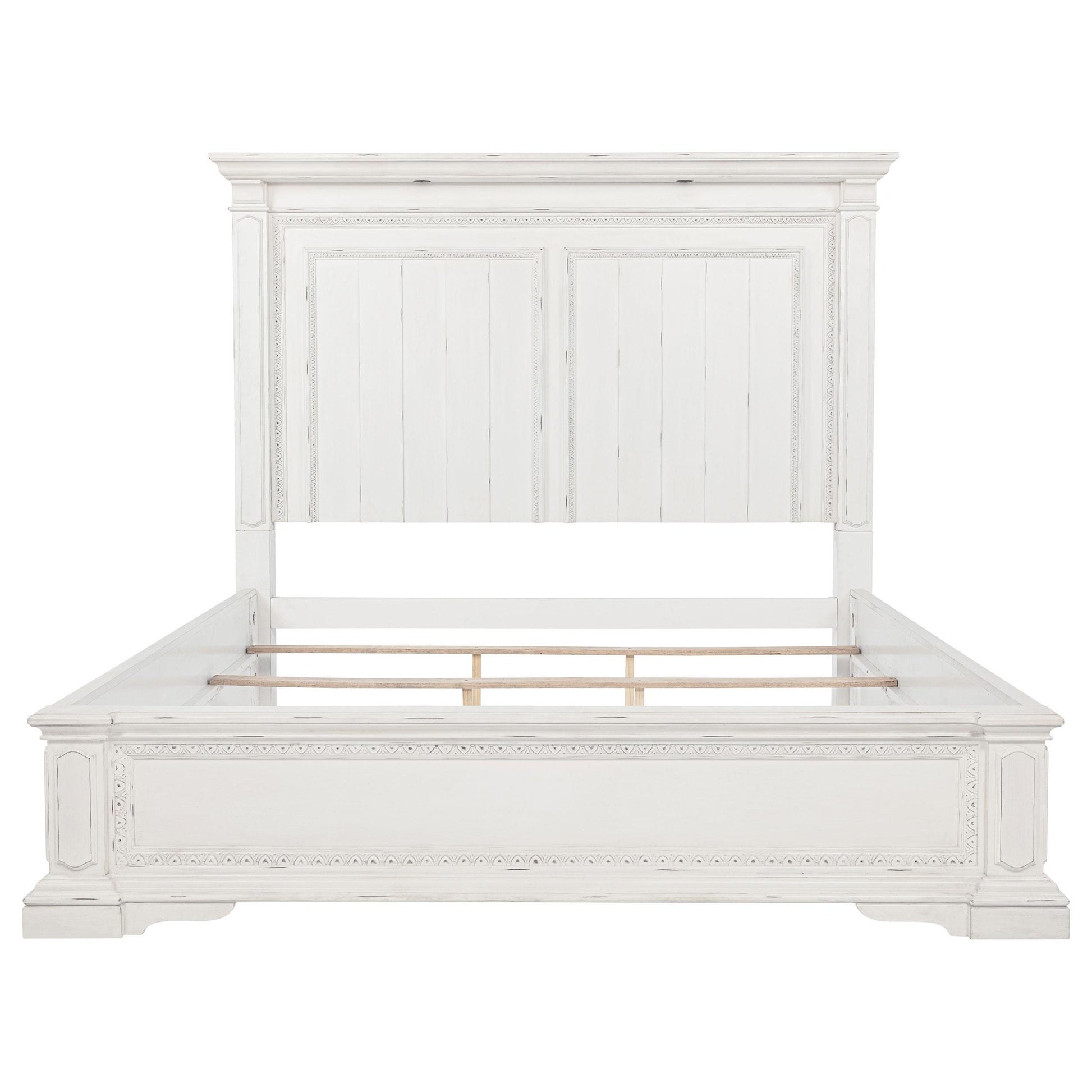  Coaster Furniture McKinney 215871Q Queen LED Light Panel Bed - Vintage White IMAGE 12