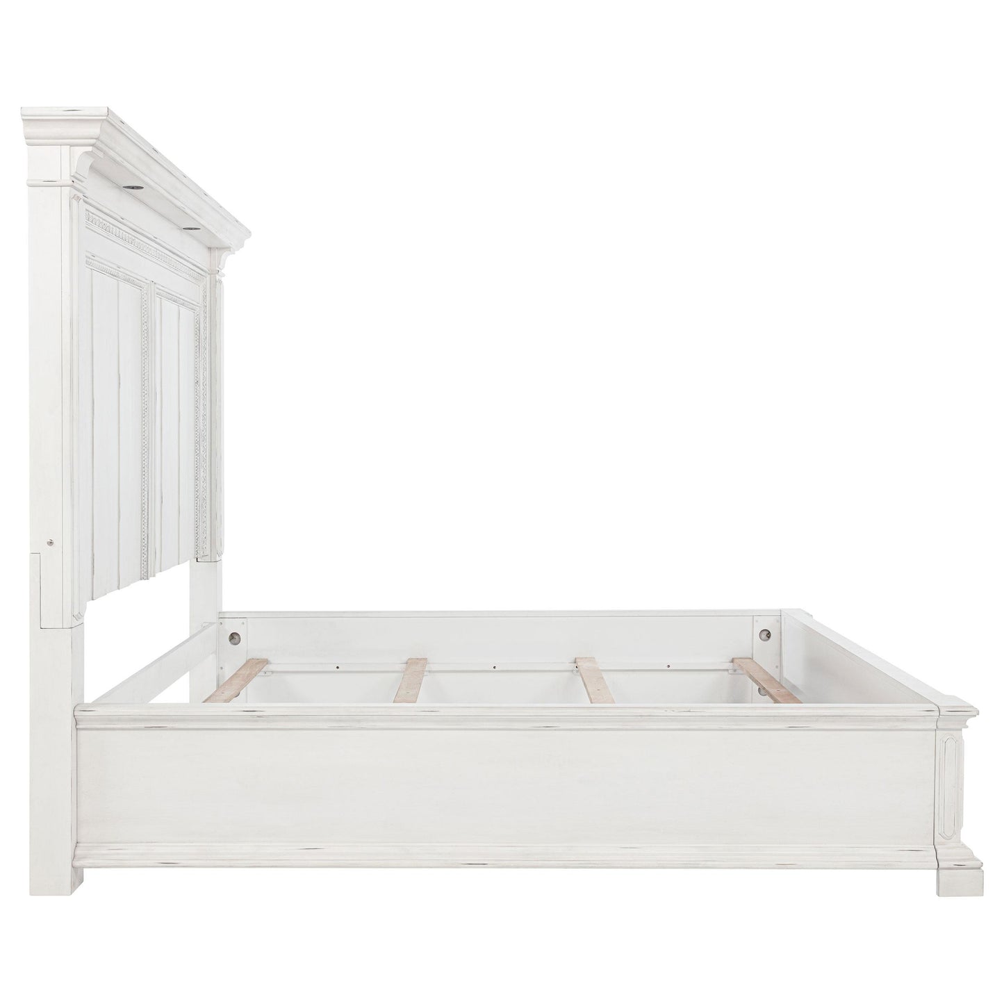  Coaster Furniture McKinney 215871Q Queen LED Light Panel Bed - Vintage White IMAGE 7