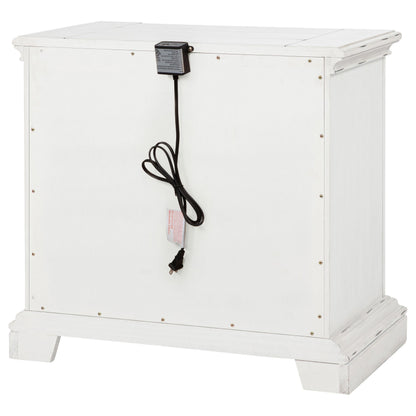  Coaster Furniture McKinney 215872 2-drawer Nightstand with Dual USB - Vintage White IMAGE 11