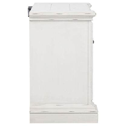  Coaster Furniture McKinney 215872 2-drawer Nightstand with Dual USB - Vintage White IMAGE 2