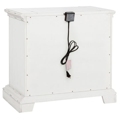  Coaster Furniture McKinney 215872 2-drawer Nightstand with Dual USB - Vintage White IMAGE 4