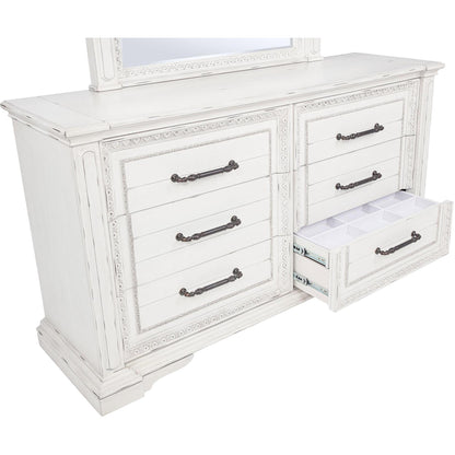  Coaster Furniture McKinney 215873 6-drawer Bedroom Dresser Cabinet - Vintage White IMAGE 11