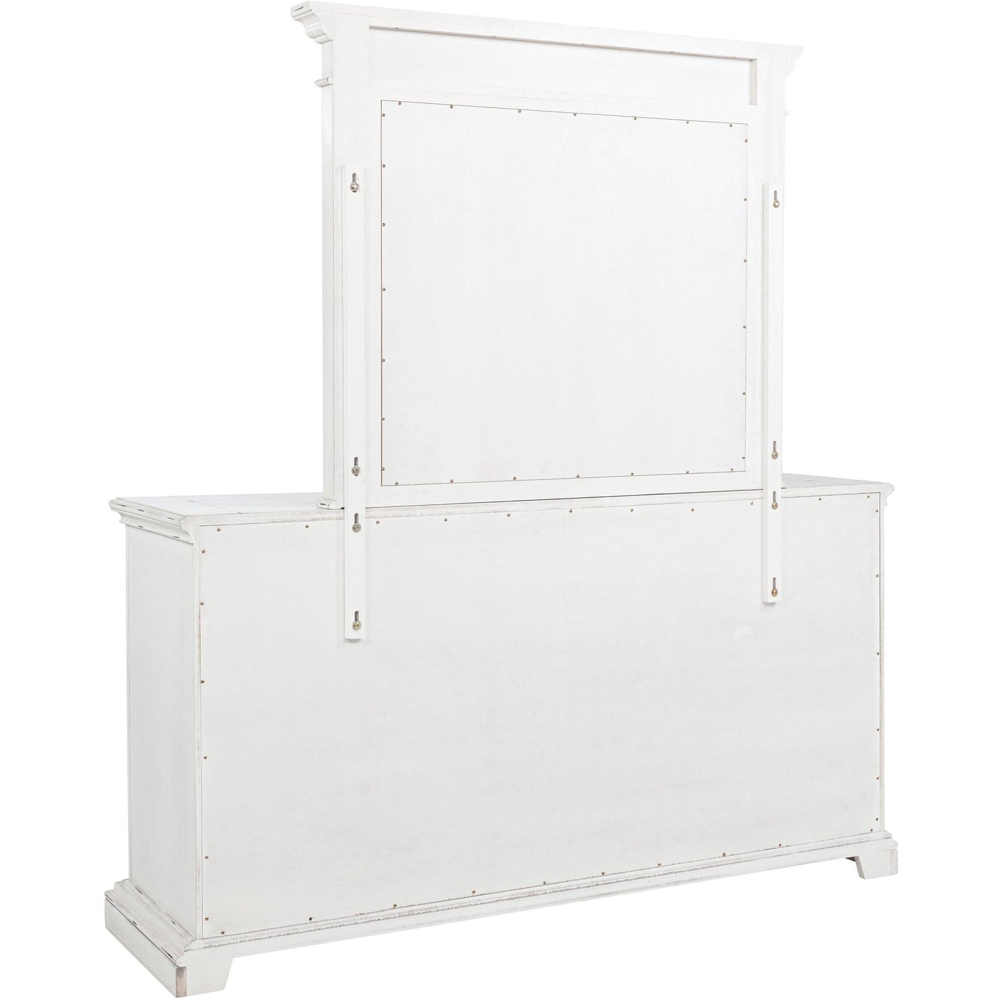  Coaster Furniture McKinney 215873M 6-drawer Bedroom Dresser with Mirror - Vintage White IMAGE 6