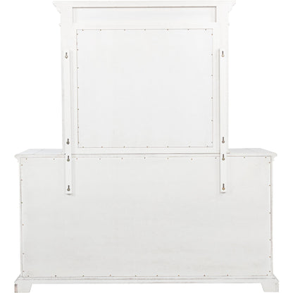  Coaster Furniture McKinney 215873M 6-drawer Bedroom Dresser with Mirror - Vintage White IMAGE 7