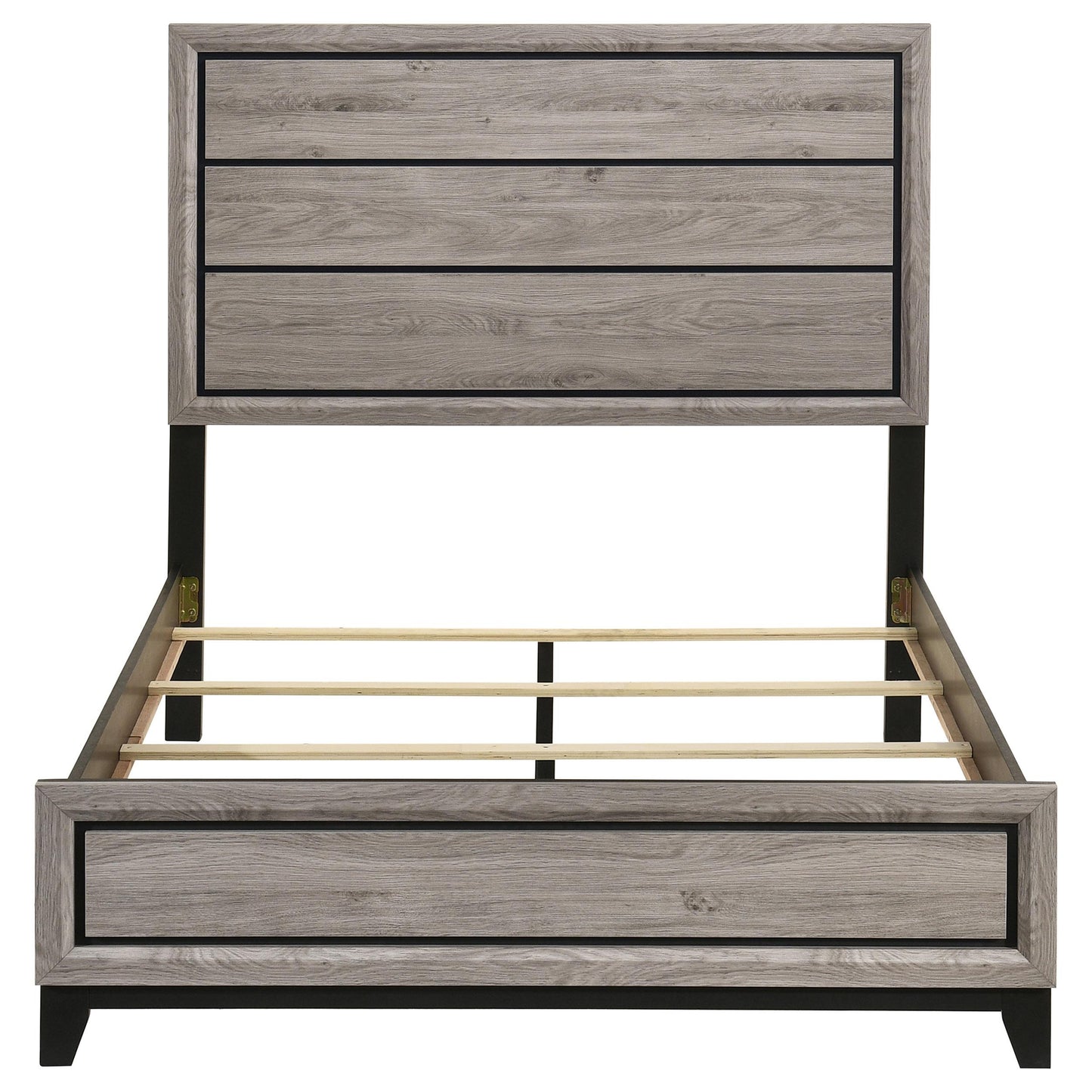  Coaster Furniture Valen 215911F Wood Full Panel Bed - Light Taupe IMAGE 2