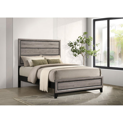  Coaster Furniture Valen 215911F Wood Full Panel Bed - Light Taupe IMAGE 3