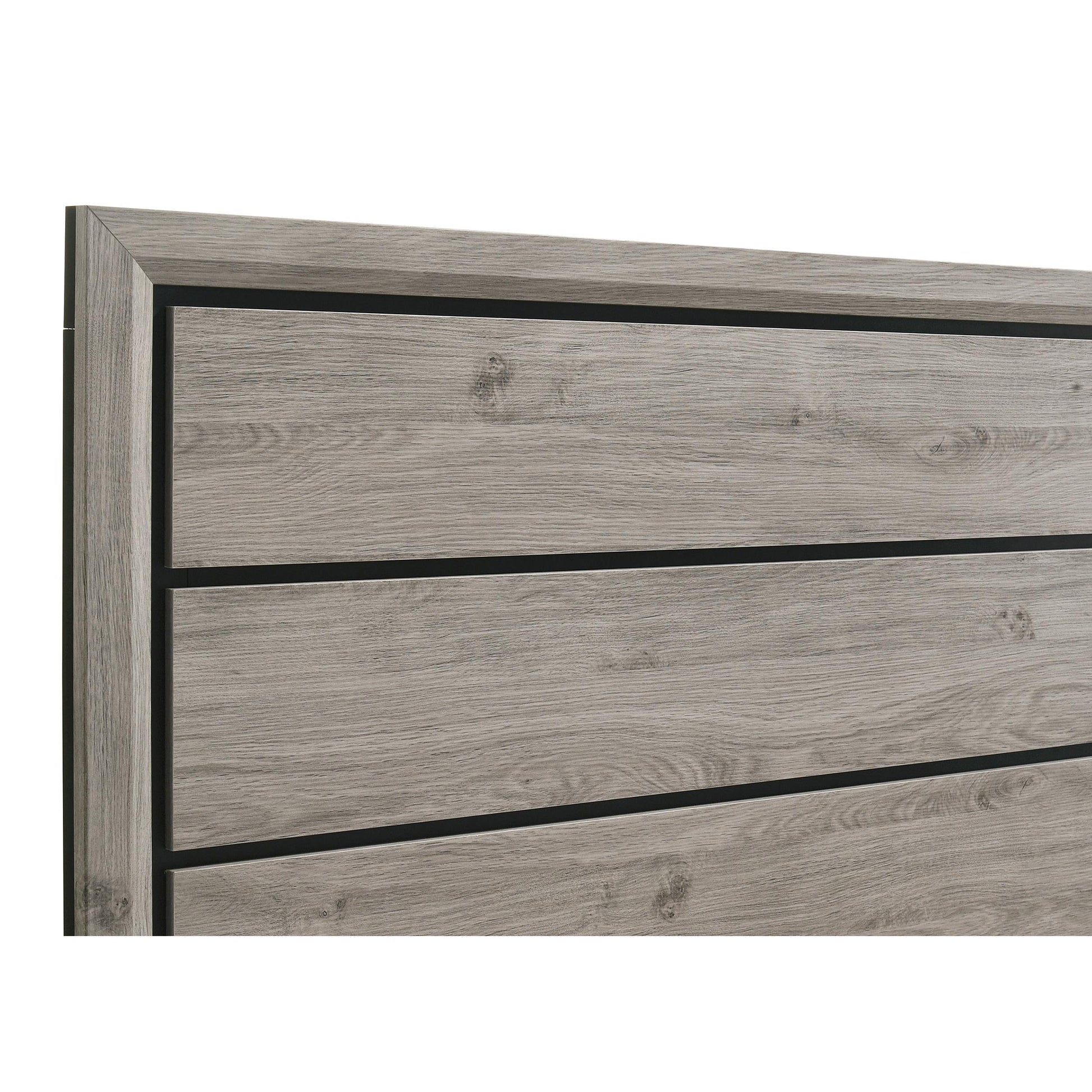  Coaster Furniture Valen 215911F Wood Full Panel Bed - Light Taupe IMAGE 4
