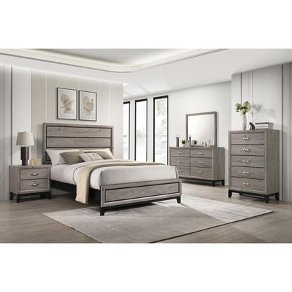  Coaster Furniture Valen 215911KE Wood Eastern King Panel Bed - Light Taupe IMAGE 9