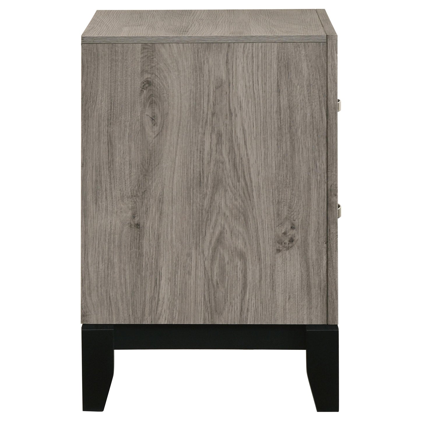  Coaster Furniture Valen 215912 2-drawer Nightstand Bedside Table - Light Taupe IMAGE 3